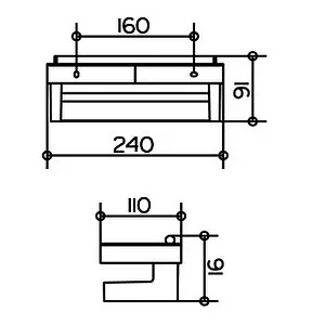 Полка Keuco Collection Moll антрацит/хром 12759010001 Полка Keuco Collection Moll антрацит/хром 12759010001, 2