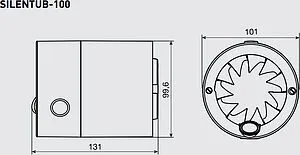 Вентилятор канальный Soler & Palau SILENTUB-100 Вентилятор канальный Soler & Palau SILENTUB-100, 2