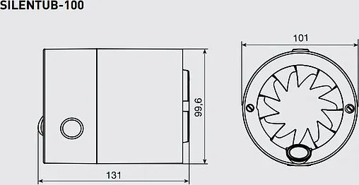 Вентилятор канальный Soler &amp; Palau SILENTUB-100