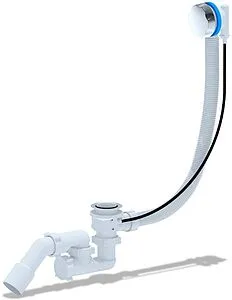 Слив-перелив для ванны Ани Пласт хром EM321 Слив-перелив для ванны Ани Пласт хром EM321, 1