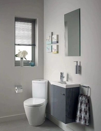 Унитаз-компакт угловой Ideal Standard Connect белый E119501+E120201