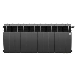 Радиатор биметаллический 12 секций нижнее правое подключение Royal Thermo Biliner 350 VR80 Noir Sable RTBNSVR8035012 Радиатор биметаллический 12 секций нижнее правое подключение Royal Thermo Biliner 350 VR80 Noir Sable RTBNSVR8035012, 2