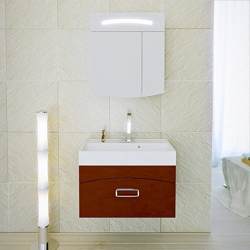 Шкаф-зеркало Aqwella Tempo 60 белый Tmp.04.06