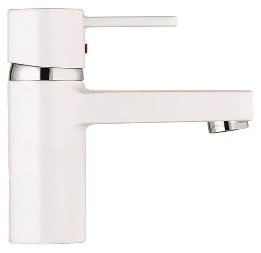 Смеситель для раковины Kludi Zenta белый/хром 382519175 Смеситель для раковины Kludi Zenta белый/хром 382519175