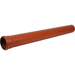 Труба канализационная наружная D=110мм L=2000мм Sinikon Universal 23025.R Труба канализационная наружная D=110мм L=2000мм Sinikon Universal 23025.R, 1