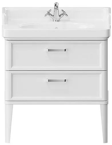 Тумба-умывальник напольная Kerama Marazzi Pompei 80 белый PO.N.80.2\WHT+PO.wb.80