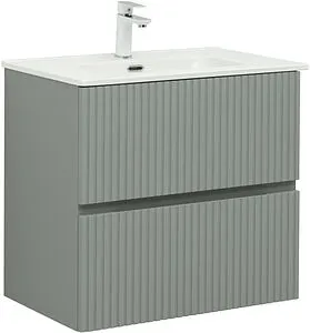 Тумба-умывальник Aquanet Джейн 70 мисти грин 00313317+, 1