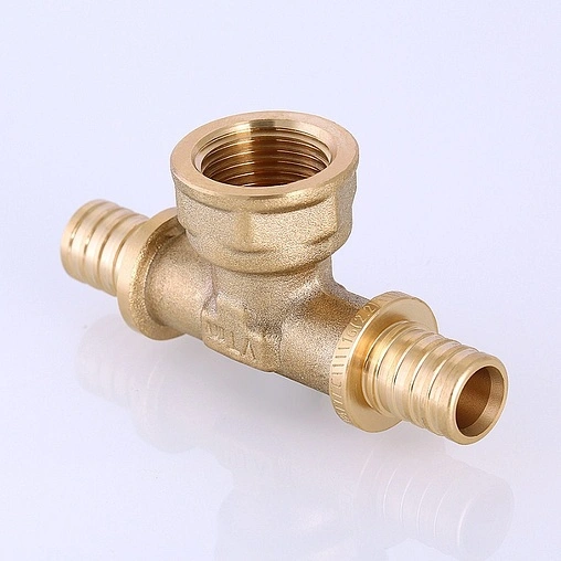 Тройник аксиальный переходной 16мм x ½&quot;в x 16мм Valtec VTm.432.G.160416