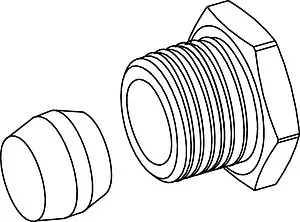 Концовка для медных труб ½"н x 15мм TECEflex SLHK 717501 Концовка для медных труб ½"н x 15мм TECEflex SLHK 717501, 2