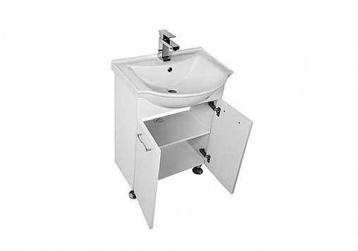 Тумба под умывальник напольная Aquanet Моника 60 белый 00186769 Тумба под умывальник напольная Aquanet Моника 60 белый 00186769