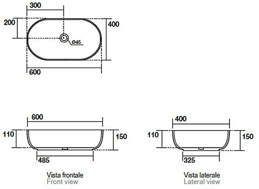 Раковина Kerasan Nolita 60 белый матовый 534330