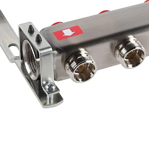 Группа коллекторная без расходомеров 12 отводов 1&quot;в/в x ¾&quot;ек Rommer RMS-3200-000012