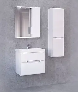 Тумба-умывальник подвесная Jorno Moduo Slim 50 белый Mod.01.50/P/W+S-UM-MOD5OSL/1 Тумба-умывальник подвесная Jorno Moduo Slim 50 белый Mod.01.50/P/W+S-UM-MOD5OSL/1, 5