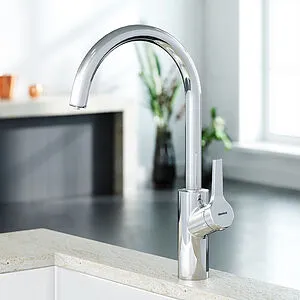 Смеситель для кухни с подключением к фильтру Damixa Eclipse хром 310721000 Смеситель для кухни с подключением к фильтру Damixa Eclipse хром 310721000, 3