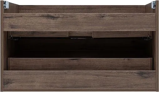 Тумба под умывальник подвесная Aquanet Алвита New 90 дуб веллингтон/табак 00334187