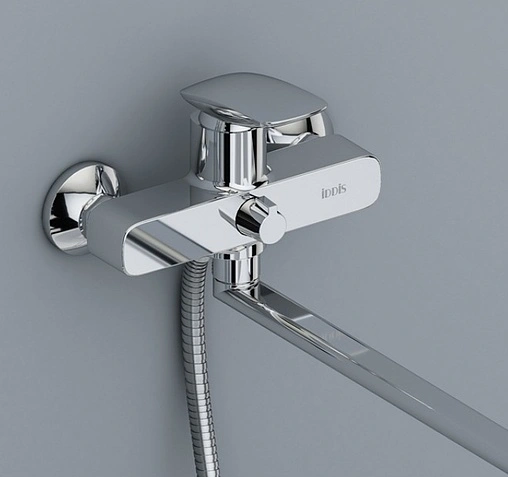 Смеситель для ванны с длинным изливом IDDIS Stone хром STOSB00i10WA Смеситель для ванны с длинным изливом IDDIS Stone хром STOSB00i10WA