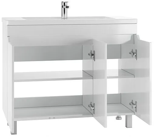 Тумба-умывальник напольный Айсберг Мечта 100 белый DM2327T+4640021065204