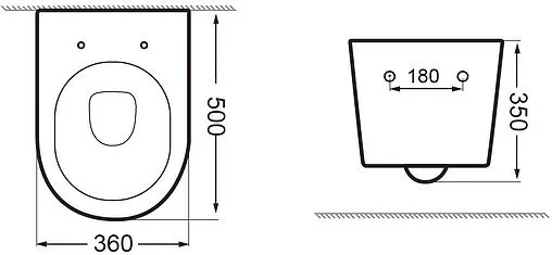 Унитаз подвесной безободковый Aquanet Zvezda Rimless белый ZV-2 Унитаз подвесной безободковый Aquanet Zvezda Rimless белый ZV-2