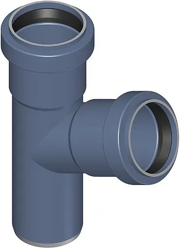 Тройник внутренний бесшумный D=110x75мм Угол 67,5° Poloplast POLO-KAL NG P2228