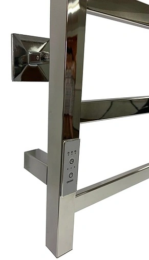 Полотенцесушитель электрический лесенка Тругор Пэк 20 кв 60х50 полированная сталь