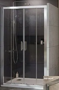 Дверь в нишу 1200мм прозрачное стекло Ravak 10° 10DP4-120 0ZKG0C00Z1, 1