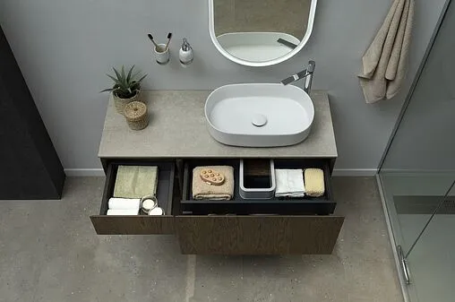 Тумба под умывальник подвесная Allen Brau Infinity 120 R дуб 1.21008.NO