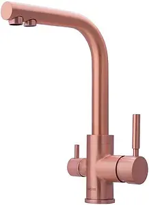Смеситель для кухни с подключением к фильтру Swedbe Selene Plus медь 8148К, 4