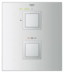 Термостат для 1 потребителя Grohe Grohtherm Cube хром 19959000, 3