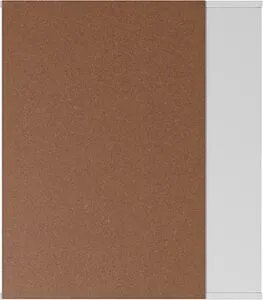 Шкаф-зеркало Айсберг Норма 1-60 R белый DA1606HZ, 4