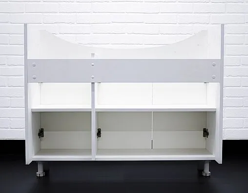 Тумба-умывальник напольная Айсберг Мега 105 белый DM4603T+4620008197388