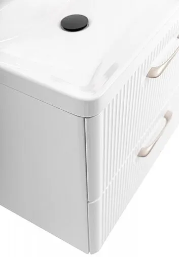 Тумба-умывальник подвесная BelBagno DUE 50 белый металлик DUE-500-2C-SO-BM-P+BB-8076-3-50