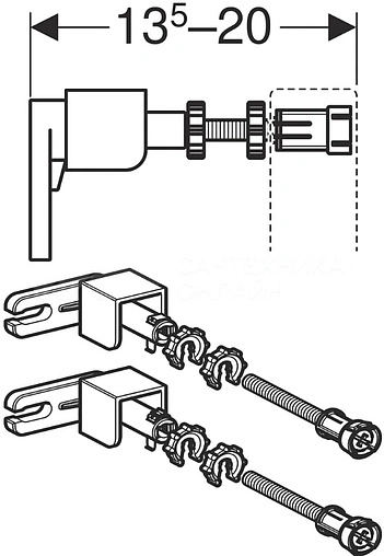 Комплект 5 в 1 Geberit iCon №2 500.300.01.I с кнопкой Sigma 30 115.883.01.1 белый глянцевый Комплект 5 в 1 Geberit iCon №2 500.300.01.I с кнопкой Sigma 30 115.883.01.1 белый глянцевый
