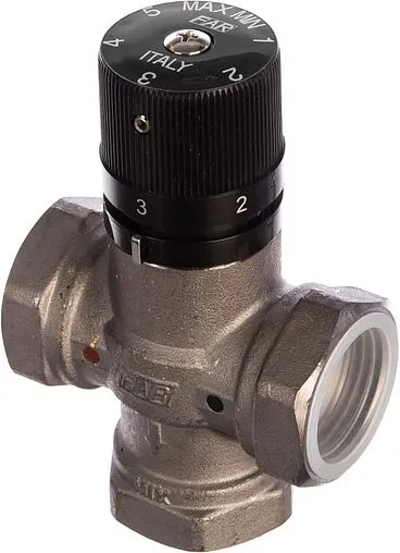 Трехходовой термостатический смесительный клапан 1&quot; +25...+65°С Kvs 3.6 Far Termo FA 3950 1