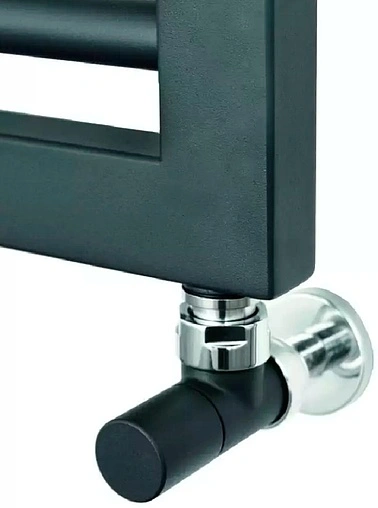 Полотенцесушитель водяной лесенка Lazzarini Asti 1813х500 антрацит матовый 384847