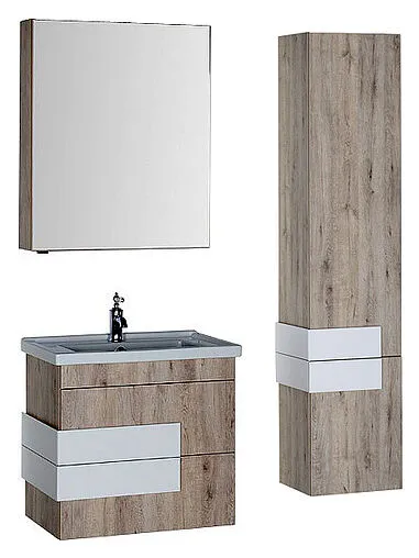 Шкаф-зеркало Aquanet Мадейра 70 R дуб кантри/белый 00183065