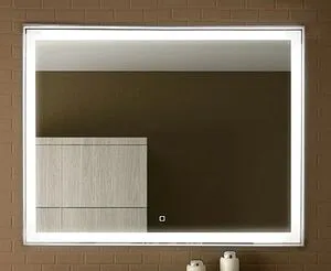 Зеркало с подсветкой Continent Aralia Led 90x70 серый ЗЛП474, 4