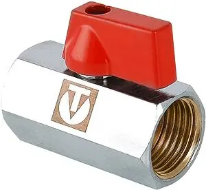 Кран шаровый мини ½"в x ½"в Valtec Mini VT.330.N.04 Кран шаровый мини ½"в x ½"в Valtec Mini VT.330.N.04, 1