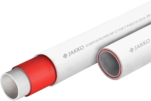 Труба полипропиленовая армированная стекловолокном 25 x 4.2 мм Jakko PP-RС COMPOSITE PIPE PN 25 101043025R