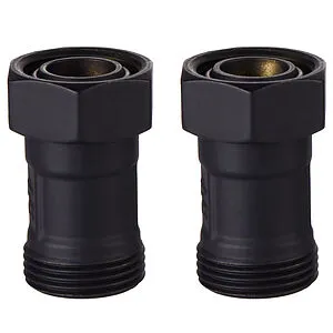 Набор нижнего подключения прямой раздельный ¾"ек x ¾"ек Royal Thermo черный RANPP13434BL Набор нижнего подключения прямой раздельный ¾"ек x ¾"ек Royal Thermo черный RANPP13434BL, 3