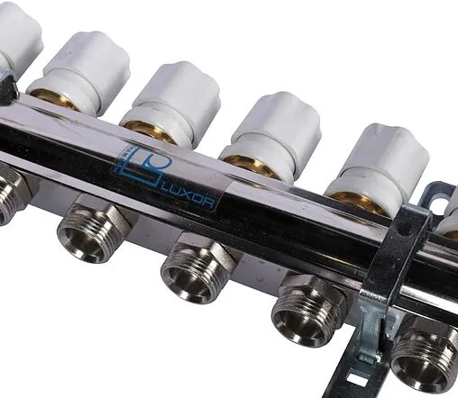 Группа коллекторная с расходомерами 6 отводов 1&quot;в/в x ¾&quot;ек Luxor CD 473M/6 15652706MN