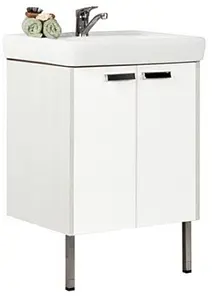 Тумба-умывальник напольная Aquaton Йорк 60 белый/выбеленное дерево 1A1702K1YOAY0 Тумба-умывальник напольная Aquaton Йорк 60 белый/выбеленное дерево 1A1702K1YOAY0, 1