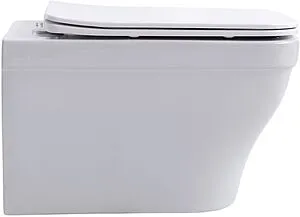 Унитаз подвесной безободковый Aquanet Elegant Rimless белый Elegant W Унитаз подвесной безободковый Aquanet Elegant Rimless белый Elegant W, 4