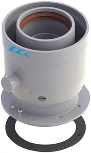 Адаптер стартовый коаксиальный Ø 80/125мм (PP) E.C.A. 7006990073