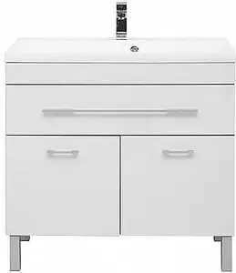 Тумба-умывальник напольная Aquanet Верона 90 белый 00182708+00158756 Тумба-умывальник напольная Aquanet Верона 90 белый 00182708+00158756, 2