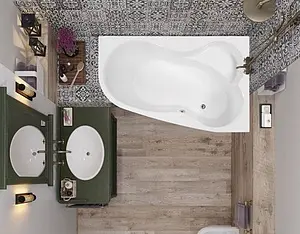 Ванна акриловая Vagnerplast Melite 160x105 R VPBA163MEL3PX-04 Ванна акриловая Vagnerplast Melite 160x105 R VPBA163MEL3PX-04, 5