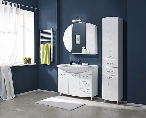 Шкаф-зеркало Aquanet Моника 105 R белый 00186776