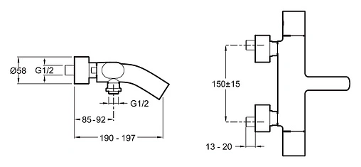 Термостат для ванны Jacob Delafon Talan хром E10089RU-CP