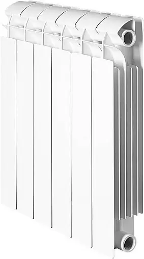 Радиатор биметаллический 6 секций Global Style Plus 500 белый STP05001006