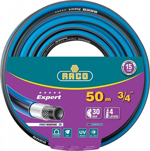Шланг поливочный армированный ¾&quot; x 50м Raco Expert 40302-¾-50