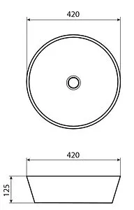 Раковина Allen Brau Liberty 42 белый 4.32002.20, 2